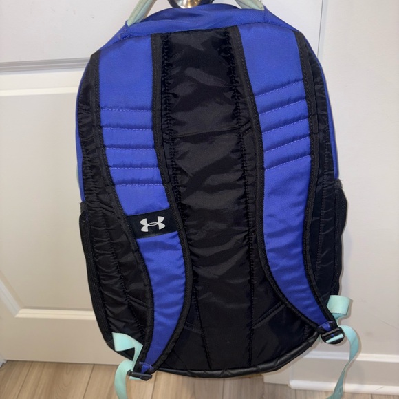 Under Armour Royal Blue Backpack with Mint Accents - Picture 11 of 12